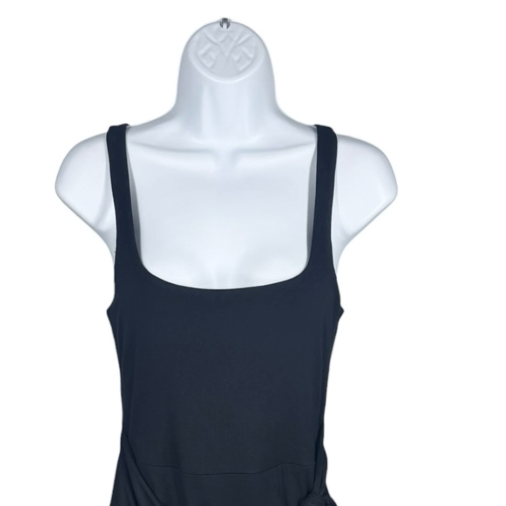 Tuckernuck Arielle Midi Dress Black Side Knot Jersey Knit S NWT - Picture 6 of 12